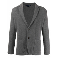 Lardini Cardigan canelado - Cinza