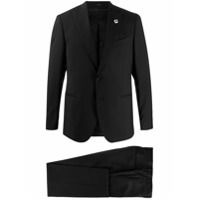 Lardini Terno 3 peças de lã virgem - Preto