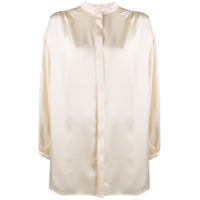 Le Kasha Nara oversized silk shirt - Neutro