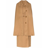 Lemaire Trench coat com cinto - Marrom