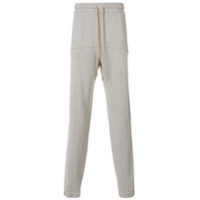 Liam Hodges drawstring track trousers - Cinza