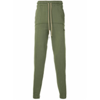 Liam Hodges piped track pants - Verde