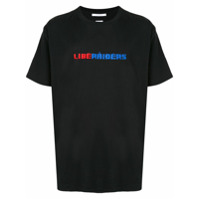 Liberaiders logo print T-shirt - Preto