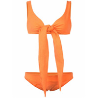 Lisa Marie Fernandez wrap bikini - Amarelo