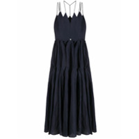 Litkovskaya Vestido longo godê - Azul