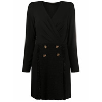 LIU JO Vestido com detalhe de botÃ£o - Preto
