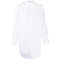 LOEWE Camisa oversized assimétrica - Branco