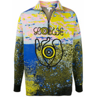 LOEWE Suéter Eye Nature com zíper - Azul