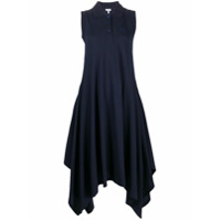 LOEWE Vestido midi com anograma - Azul