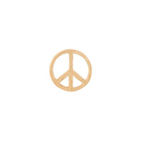 Loquet Colar Peace em ouro 14k - Amarelo