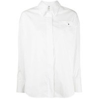 Lorena Antoniazzi wide placket shirt - Branco
