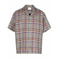 Lou Dalton Camisa xadrez com botões - Roxo