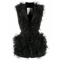 Loulou Colete com aplicações - Preto