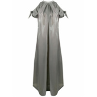 Loulou Vestido longo com recortes - Cinza