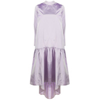 Loulou Vestido midi metálico - Roxo