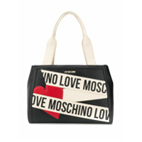 Love Moschino Bolsa tote com logo - Preto