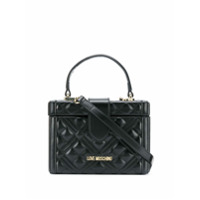 Love Moschino Bolsa tote matelassê - Preto