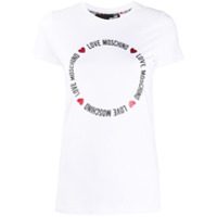 Love Moschino Camiseta com logo - Branco