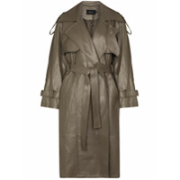 Low Classic Trench coat com cinto - Verde