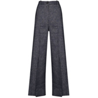 LVIR Calça pantalona de lã - Azul
