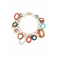 M Missoni Colar com pingentes - Marrom