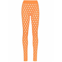 Maisie Wilen Legging perfurada - Laranja