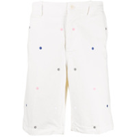 Maison Flaneur Short com poás - Branco