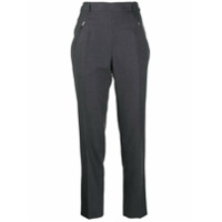 Maison Margiela Calça reta cropped - Cinza