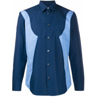 Maison Margiela Camisa com recorte - Azul