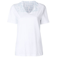 Maison Margiela Camiseta gola V - Branco