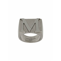 Maison Margiela logo motif ring - Prateado