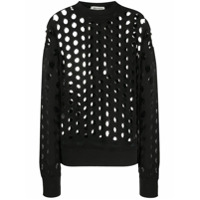 Maison Margiela Moletom de algodão - Preto