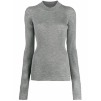 Maison Margiela Suéter canelado - Cinza