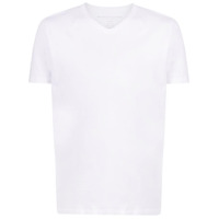 Majestic Filatures Camiseta gola V - Branco