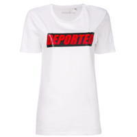 Manokhi Camiseta 'Departed' - Branco