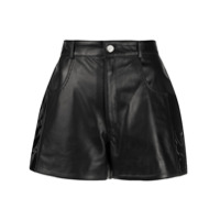 Manokhi Short cintura alta Taylor - Preto