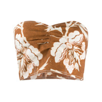 Mara Hoffman Blusa Thea - Marrom