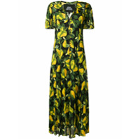 Marc Jacobs pear print long dress - Verde