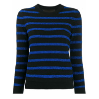 Marc Jacobs Suéter listrado com brilho - Azul