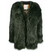 Marco De Vincenzo faux fur coat - Verde