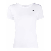 Marine Serre moon print T-shirt - Branco
