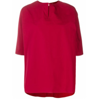 Marni Blusa oversized com pregas - Vermelho