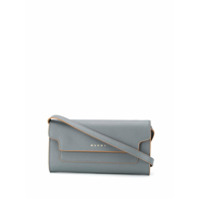 Marni Bolsa transversal de couro - Cinza