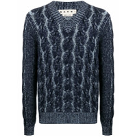 Marni cable knit sweater - Azul