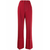 Marni Calça pantalona cintura alta - Vermelho