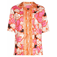 Marni Camisa com estampa floral - Laranja