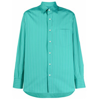 Marni Camisa com listras onduladas - Verde