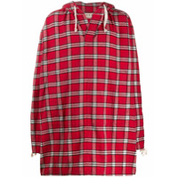Marni Camisa xadrez oversized - Vermelho