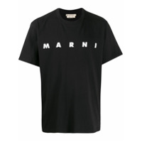Marni Camiseta com estampa de logo - Preto