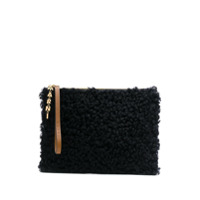 Marni Clutch com pelos - Azul